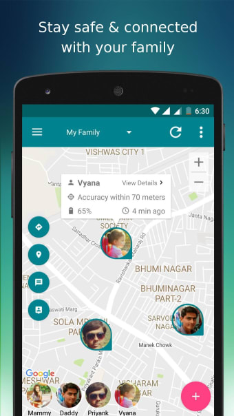 Family GPS Locator & Messenger