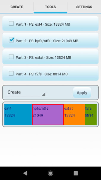 AParted ( Sd card Partition )