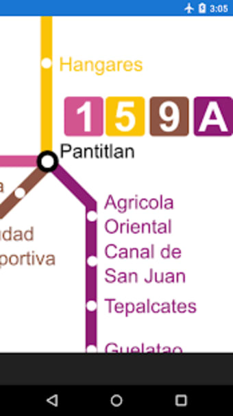Mexico Metro Map