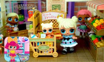 Surprise Game Dolls - Shopping Supermarket