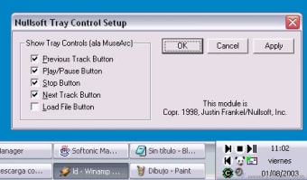 Tray Control for WinAmp