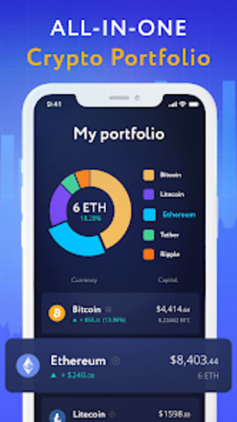 Crypto tracker by CoinTrack