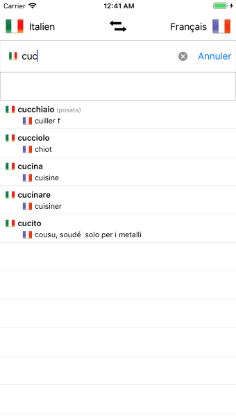 Dictionnaire Italien-Français