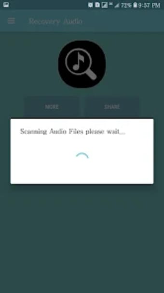 Recover deleted audio files