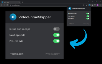 Prime Video Skipper: skip intros & recaps