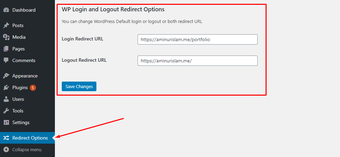 WP Login and Logout Redirect