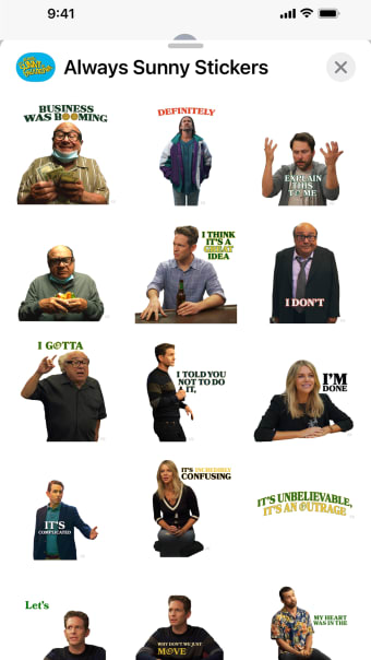 Its Always Sunny Stickers