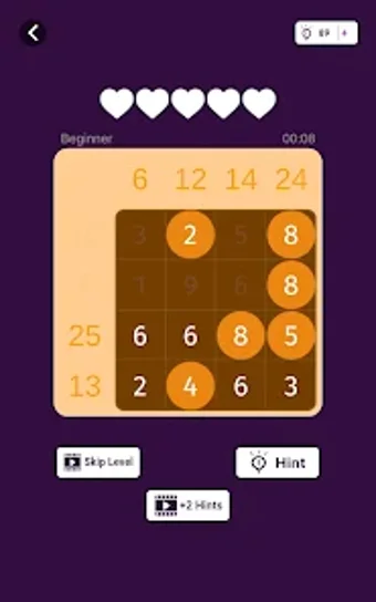 Math Sum : A Number Game