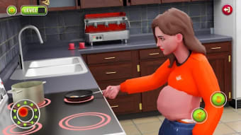 Pregnant Mom Happy Family Game