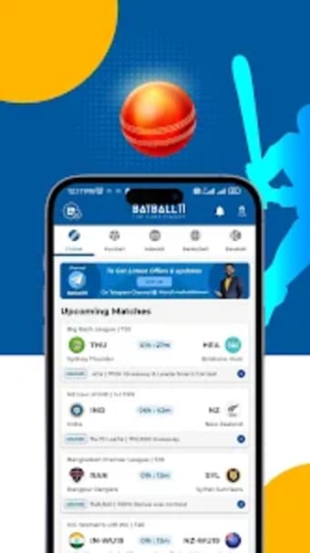 BatBall11: Fantasy Cricket App