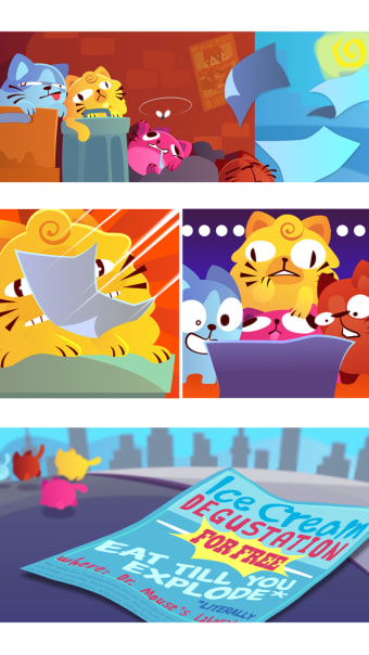 Ice Cream Cats - Funny Kittens Puzzle Game