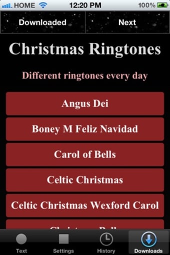 Christmas Texting  Ringtones