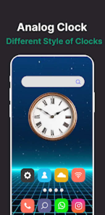 Live Clock HD Wallpaper App