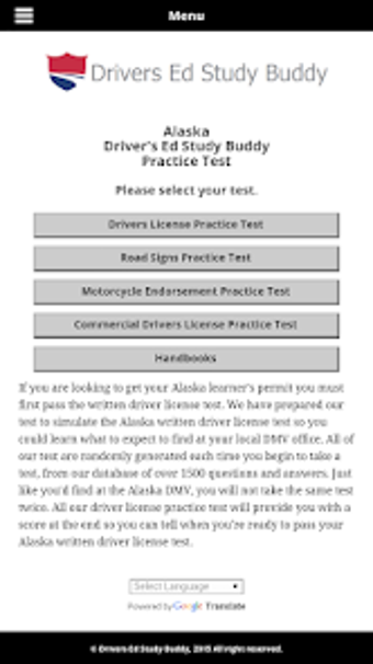 Alaska Driver License Test