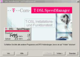 T-DSL Speed Manager