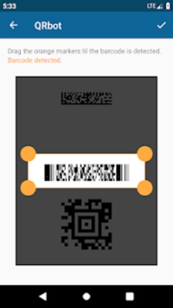 QRbot: QR  barcode reader