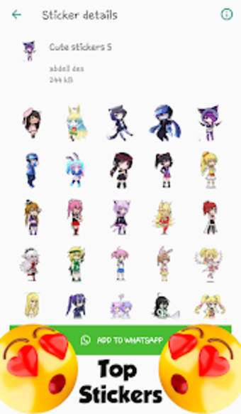 stickers for whatsapp anime