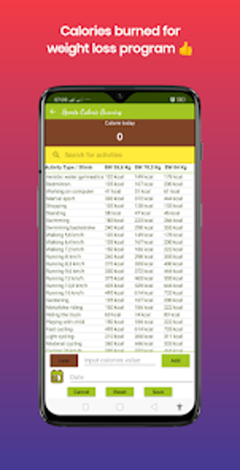 BMI Calculator Calorie Calcul