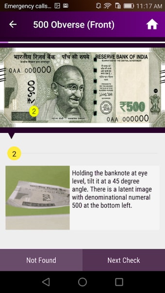 INR Fake Note Check Guide