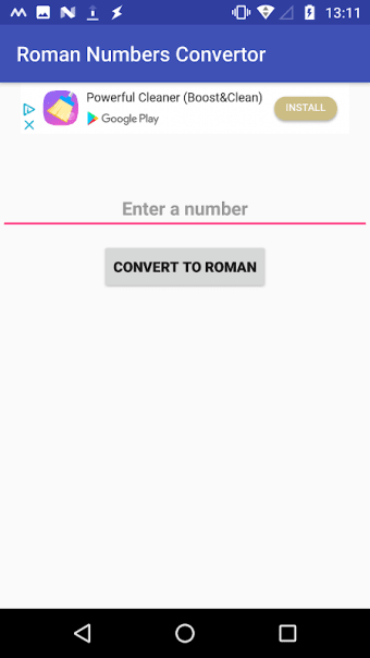Roman Numeral Convertor