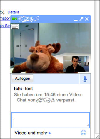 GoogleMail Voice- und Video-Chat