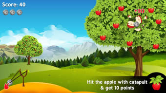 Apple Shooter : Slingshot Knockdown Games