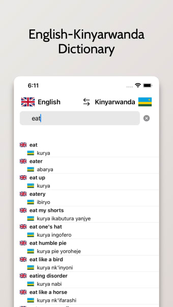 Kinyarwanda-English Dictionary