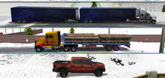 3D Ice Road Trucker Parking Simulator