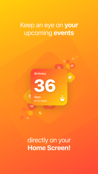 Countdown App  Widget