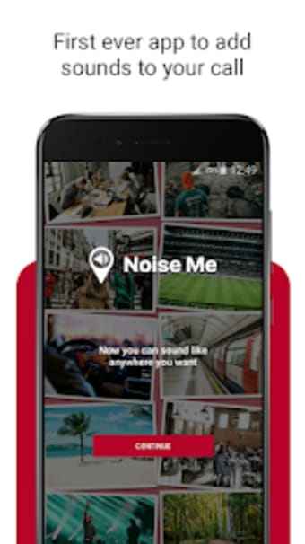 NoiseMe  call with background