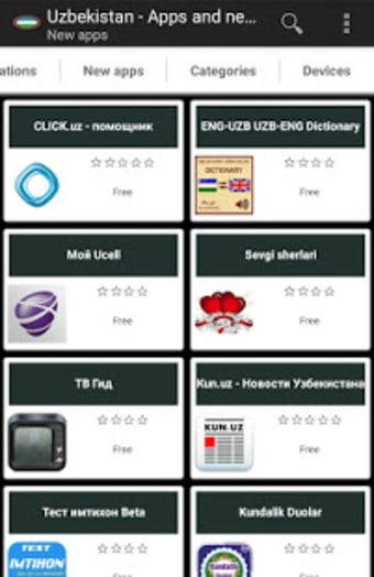 Uzbek apps and games