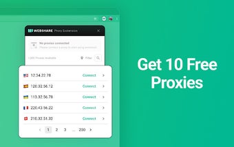 Webshare Proxy Extension