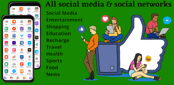 All social media  network app