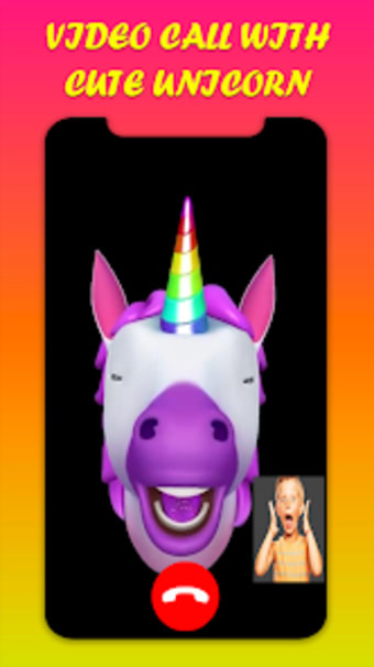 Unicorn Prank Video Call app