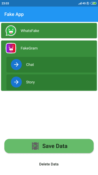 FakeApp-Fake Screenshot