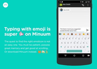 Minuum Keyboard Free  Emoji