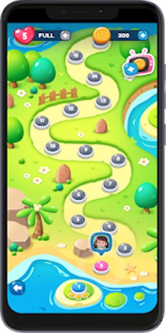 candy fruit puzzle game