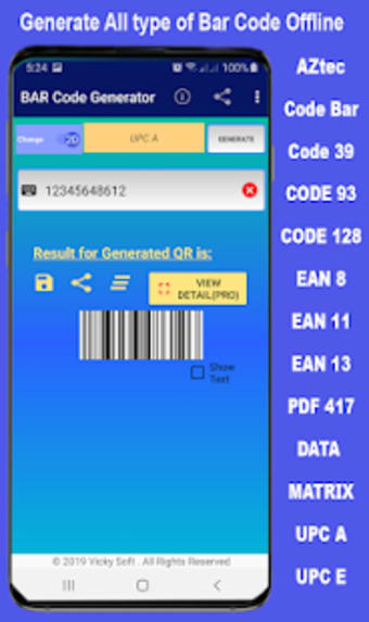Bar Code Generator  Scanner Pro