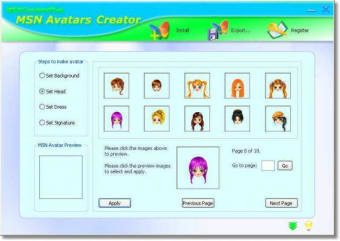 MSN Avatars Creator