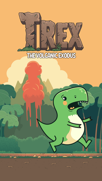 Dino T-Rex Endless Runner Game