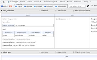 Debugger for Google Analytics 4 (GA4)