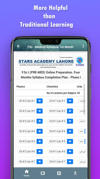 Stars Academy - E Learning App