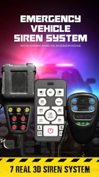Siren sounds set: emergency siren vehicle system