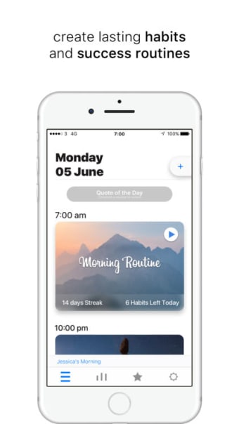 Morning Routine: Daily Habit Timer and Tracker