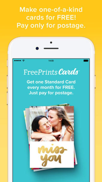 FreePrints Cards  Fast  Easy