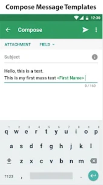 Reach: Mass Text  Email
