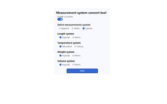 Measurements units converter