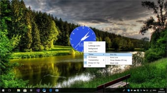Floating Clock of Desktop
