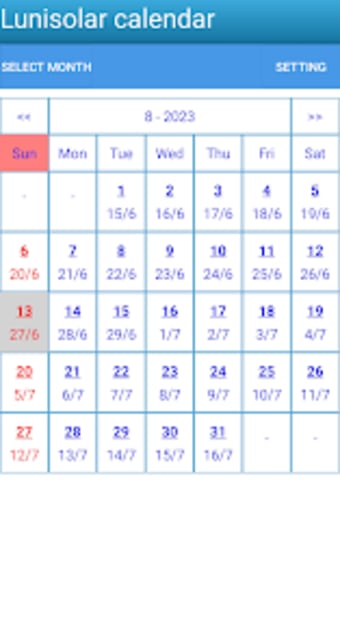 Lunisolar calendar