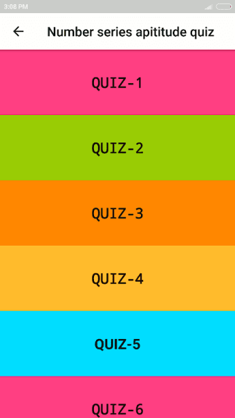 Number Series Aptitude Quiz